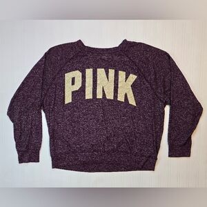PINK Victoria's Secret Heathered Purple Top